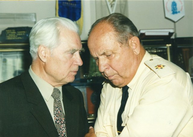 Генерал армии Ю.П.Максимов и адмирал флота А.И.Сорокин