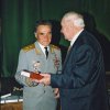 Герой Социалистического Труда генерал-полковник М.М.Коломиец и В.Л.Говоров. 2003