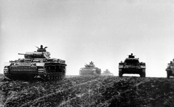 Наступление немецких танков